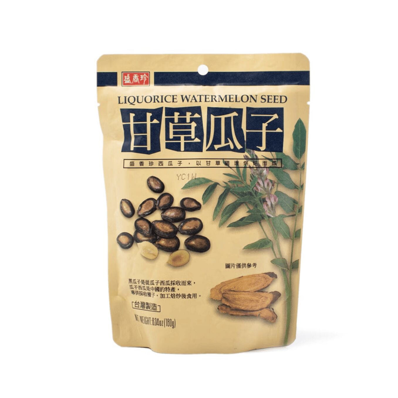 Sheng Xiang Jen Licorice Watermelon Seeds 180g 1 pack