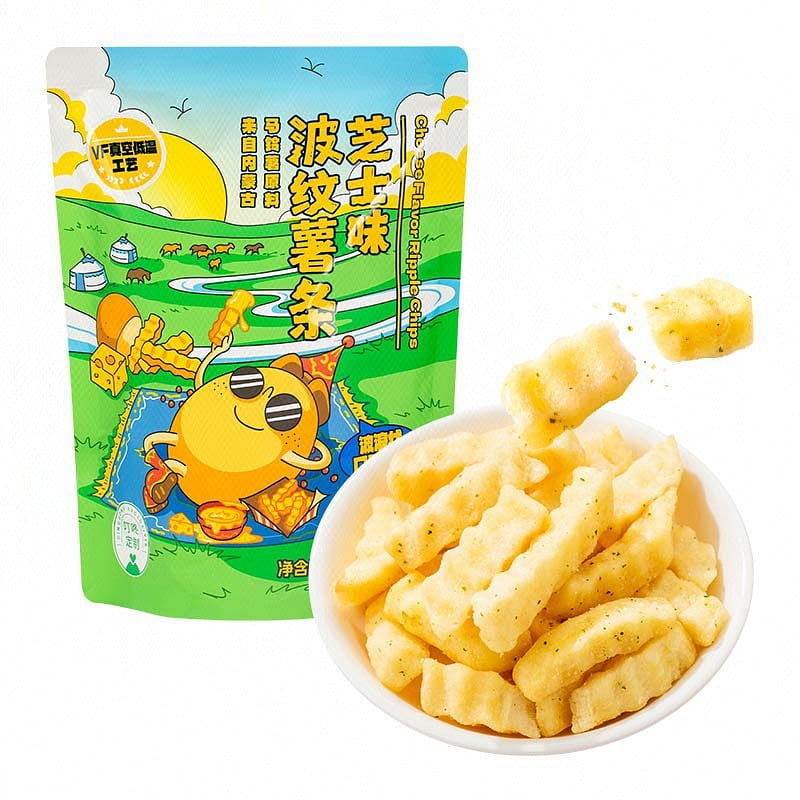 Cheese Flavored Crinkle Cut Fries (20g*5) 100 g