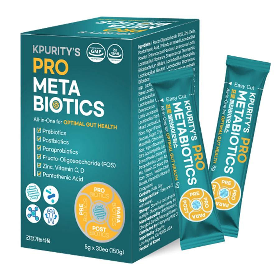 ProMetaBiotics All-In-One Optimal Gut Health 5g x 30 Sticks PRE PRO & POSTBIOTIC 1 box