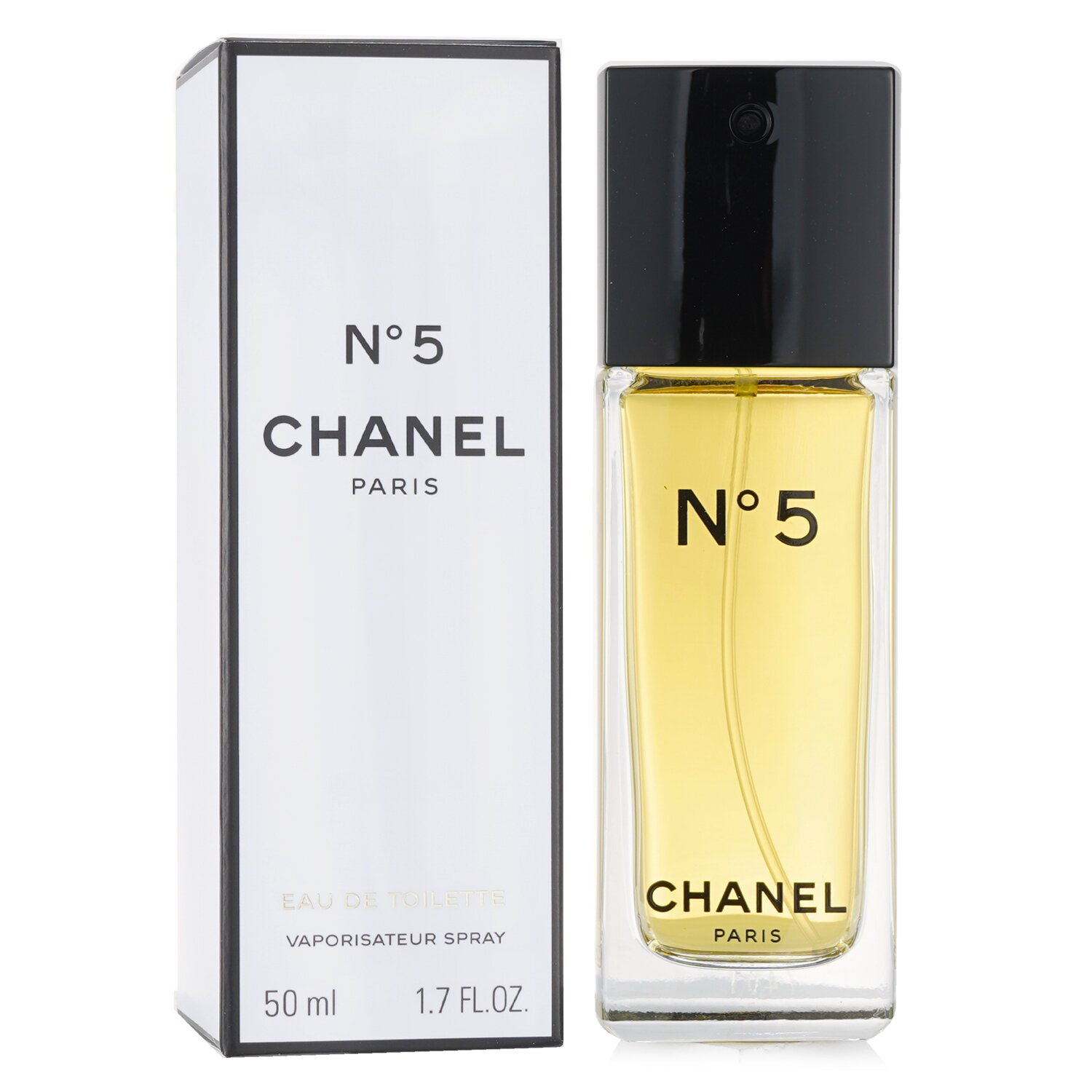 Chanel No.5 Eau De Toilette Spray Non-Refillable 50ml/1.7oz - Weee!
