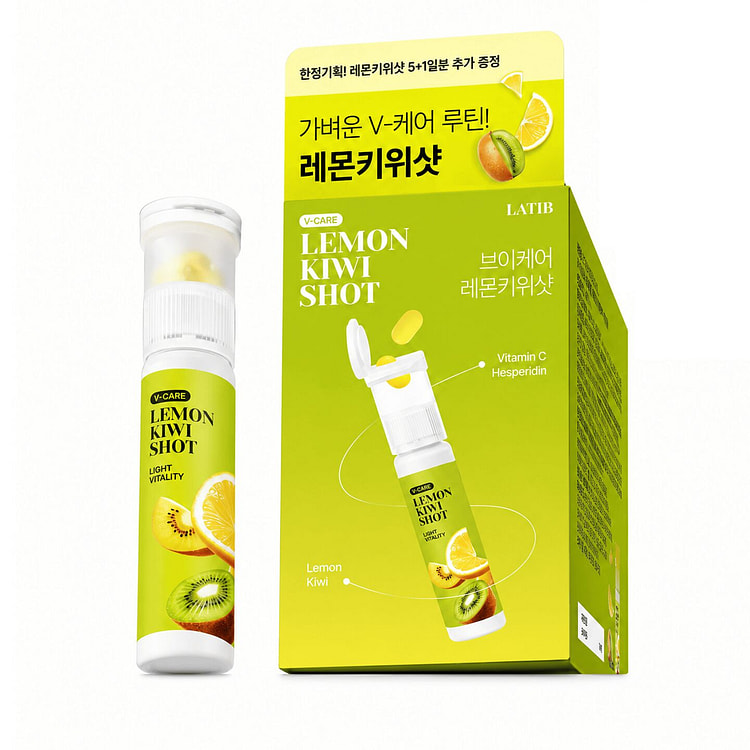 LATIB Lemon Kiwi Shot Concentrate Drink 5+1 Bottle 1 box