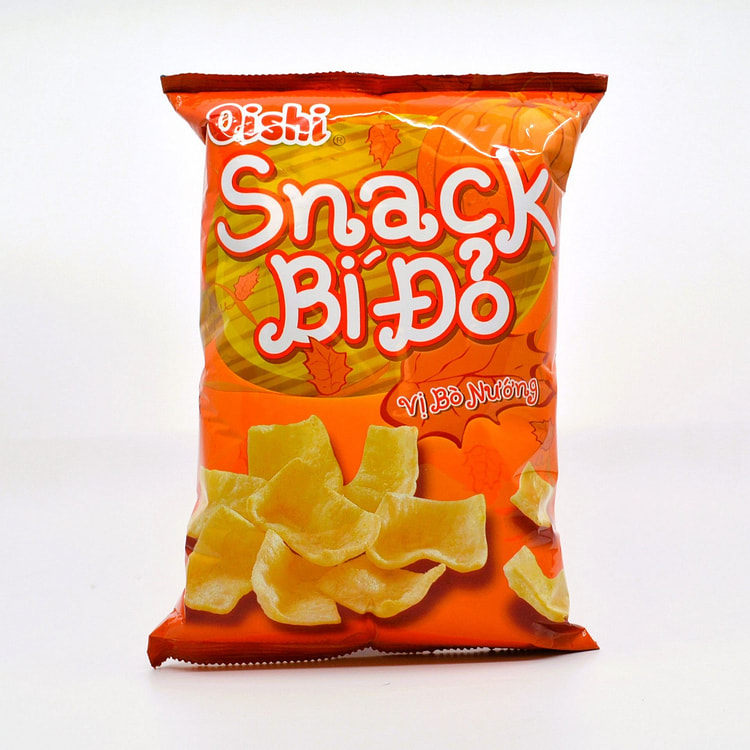 Oishi Beef Flavored Pumpkin Chips - 2.4oz/68g 2.4 oz