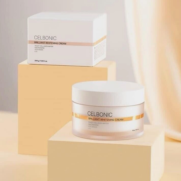 CELBONIC BRILLIANT KOREA WHITENING BODY CREAM 200G/7.05FL OZ
