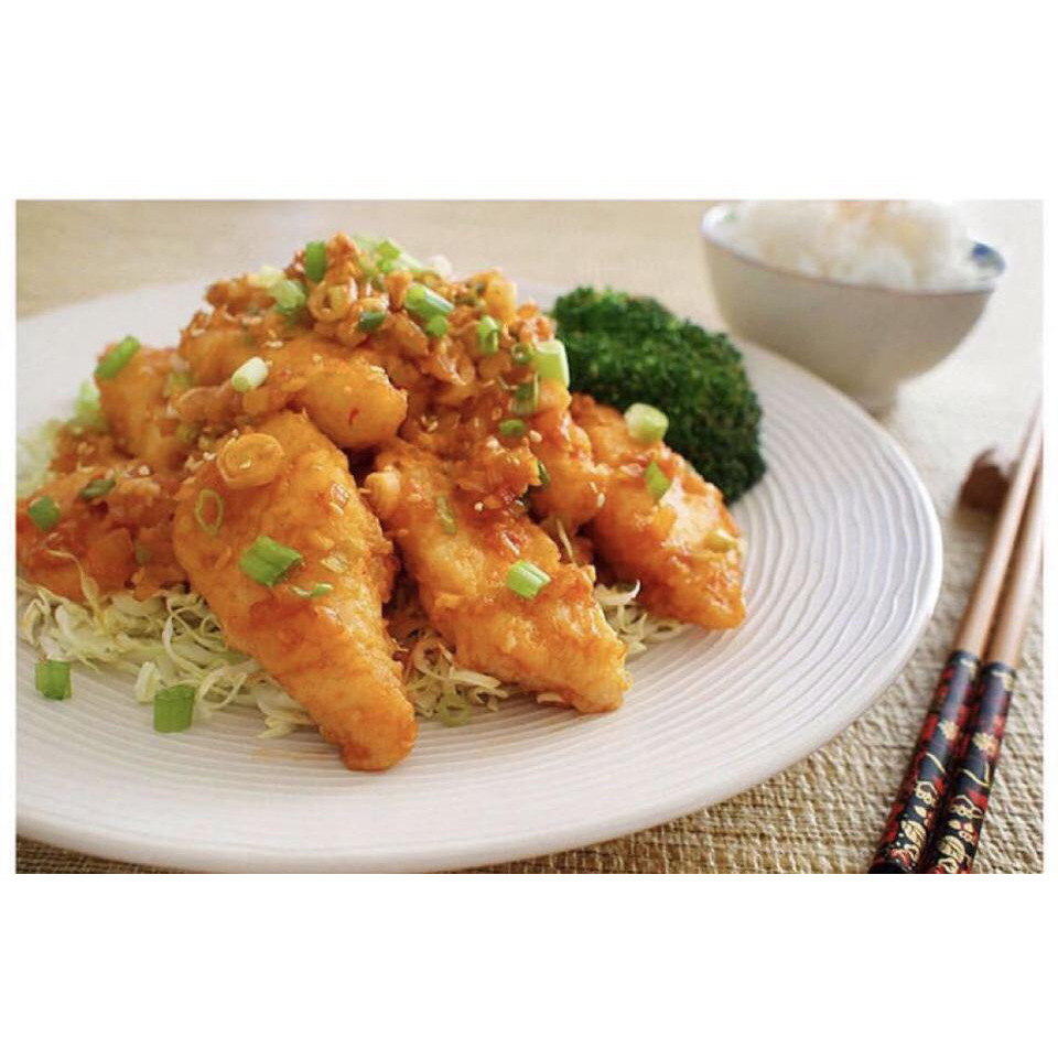 Fish Fillet in Hot Sauce Weee!