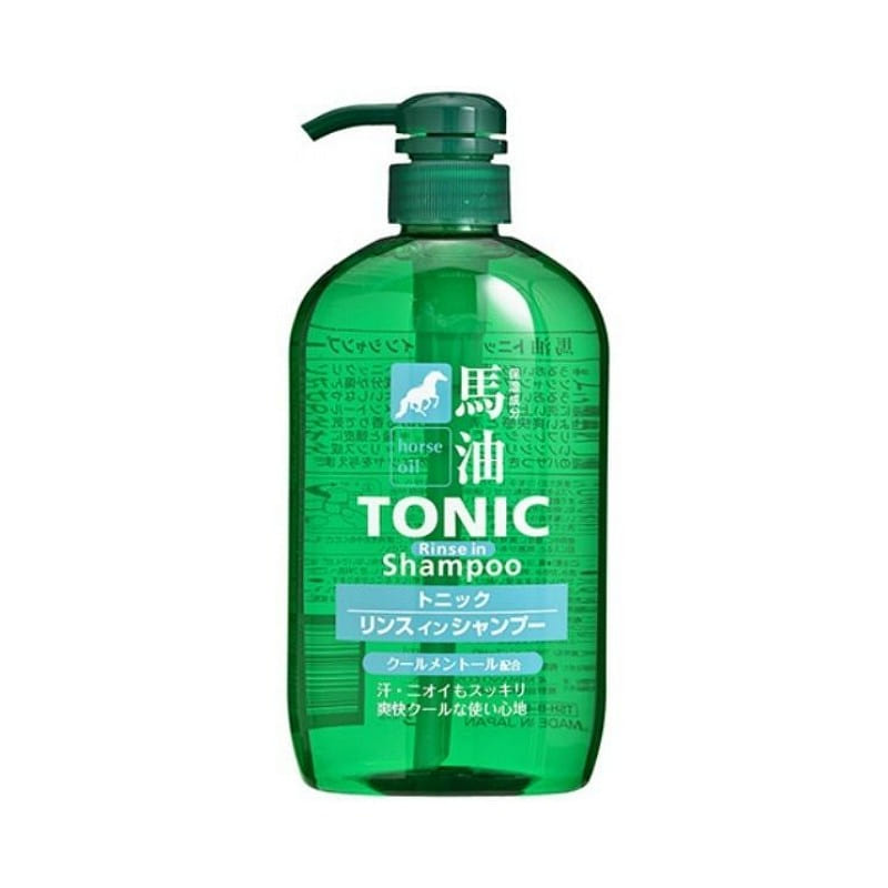Kumano Oil Horse Oil Tonic Rinse-in Shampoo 600ml 1 bottle