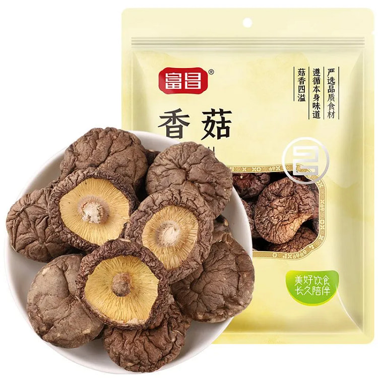 富昌香菇蘑菇菌菇山珍干货150g*1袋 150 克
