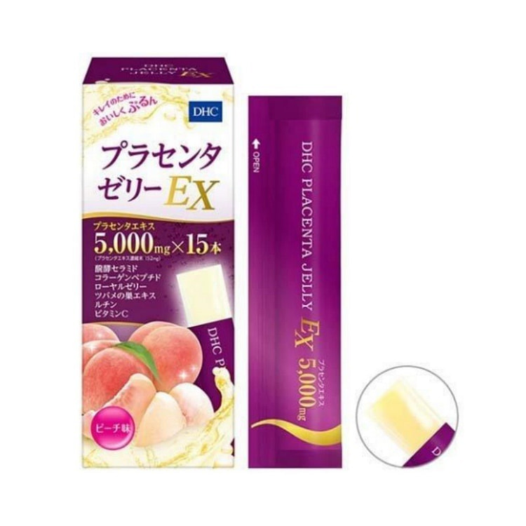 DHC collagen thẩm mỹ placenta jell-o EX15g*15