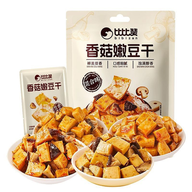 比比赞 香菇嫩豆干 250g（混合味） 250 克