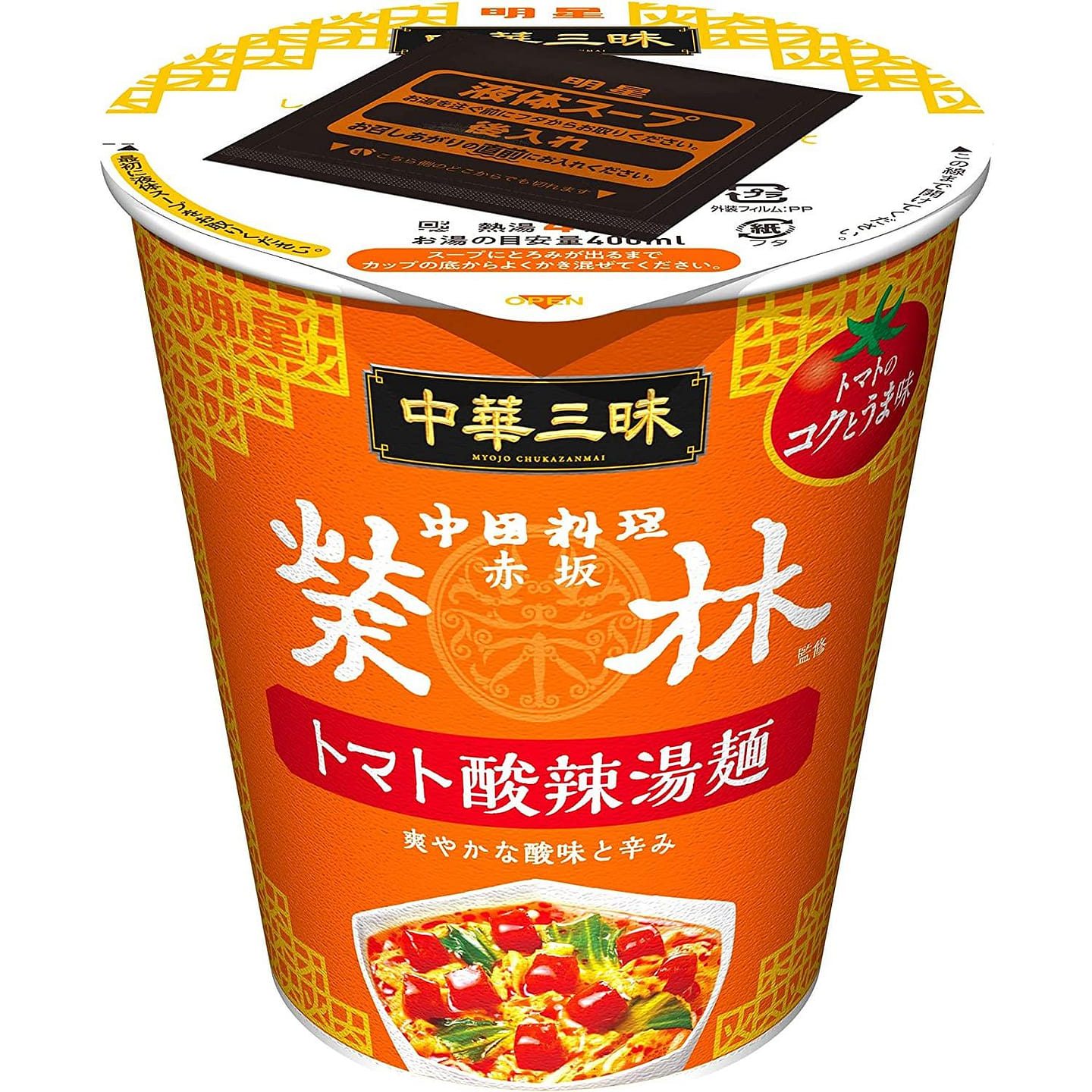 Ramen Noodle CHUKAZANMAI Hot Sour Tomato MYOJO 98g 1 個