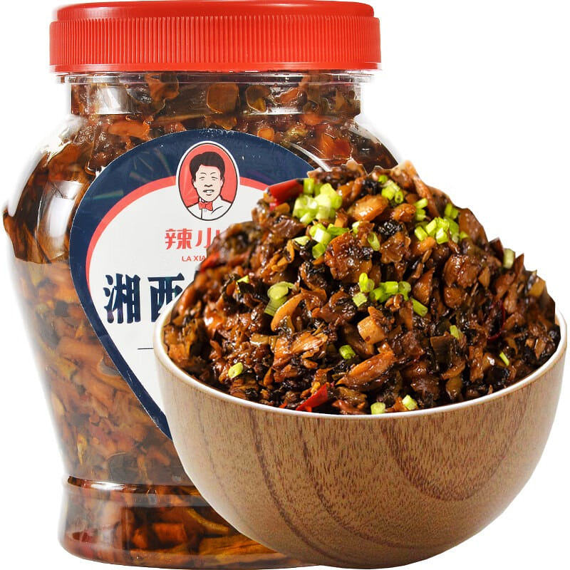 458g Hunan Farmhouse Specialty Side Dish, Pickled Mustard, Spicy Sauce, Pickled 485 g