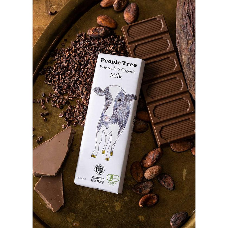 Kẹo People Tree hương sô cô la sữa nguyên chất 50g