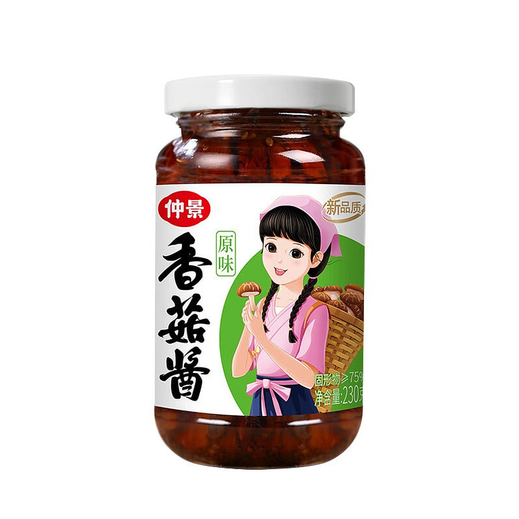 仲景 原味香菇酱 230g 瓶装 1 瓶