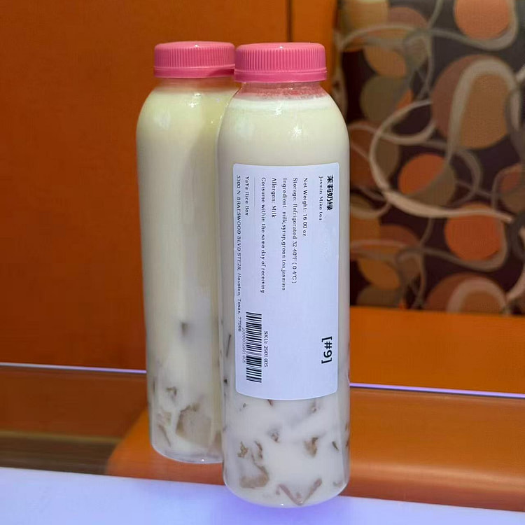 茉莉奶绿（含爱玉） 16 盎司