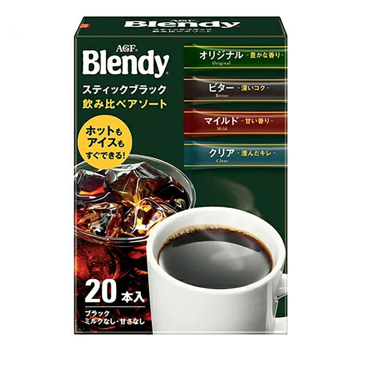 Blendy 黑咖啡冲饮棒品鉴装 4种口味20个 1 个