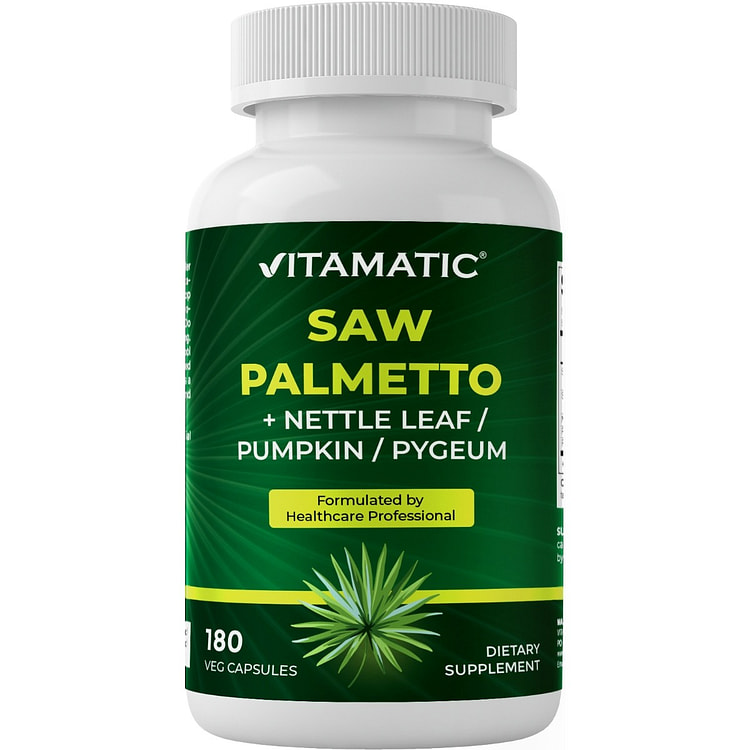 Saw Palmetto Extract for Men & Women 180 Capsules