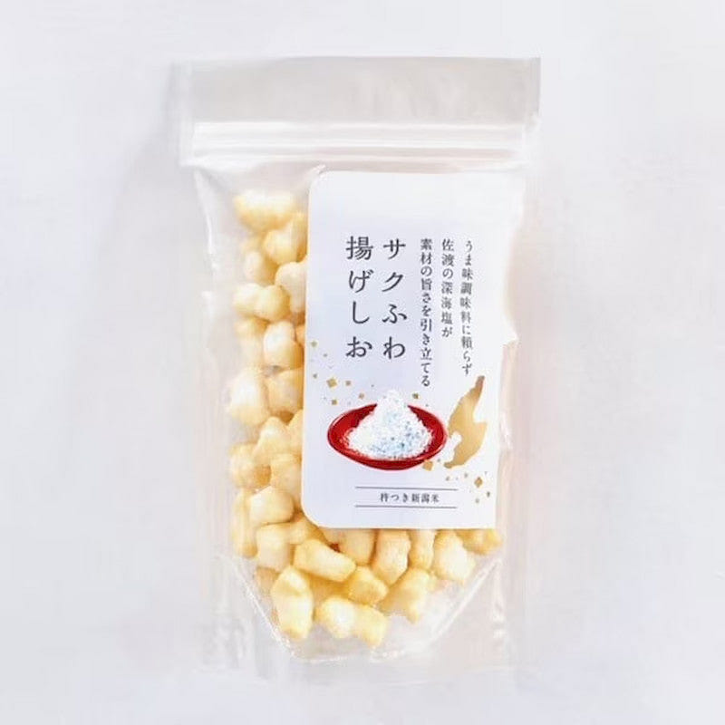 Sakura Seika Fried Rice Cracker, Sado Salt 60g 1 each