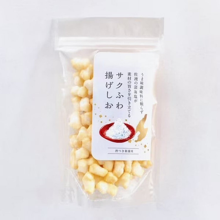 Sakura Seika Fried Rice Cracker, Sado Salt 60g 1 each