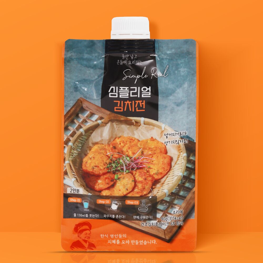 Simple Real Korean Crispy Kimchi Pancake Mix 80 g