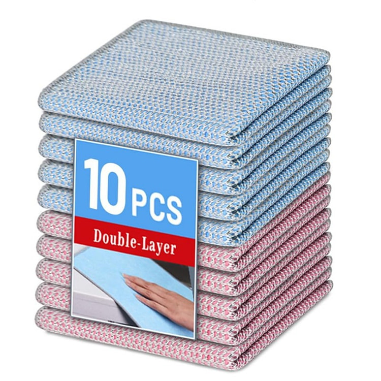 Scratch-resistant multi-purpose steel wool pad 10P 1 pack