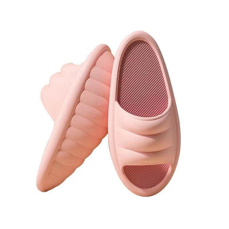 EVA rocking shoes thick sole shaping calf reduce leg shoes rocking shoes Cherry 1 each