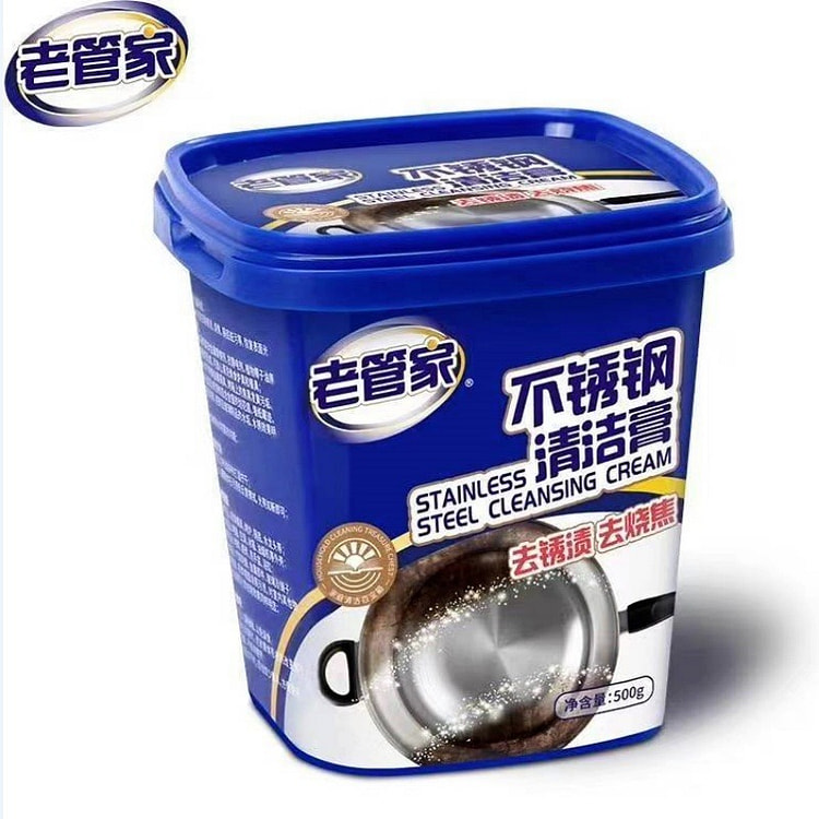 老管家 不锈钢清洁膏 500g