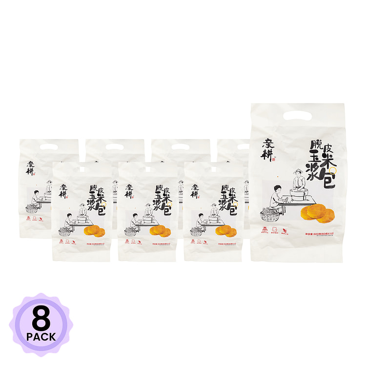 Husked Corn Pulp Packet (60g*10) 600 g*8 pack