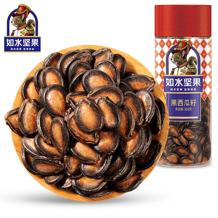 如水坚果黑西瓜籽360g*1瓶 360 克