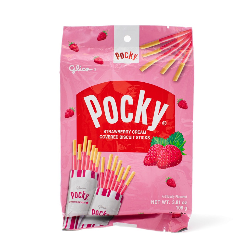 バッグ Pocky Quirky POCKY Strawberry Biscuit Backpack and Sling Crossbody