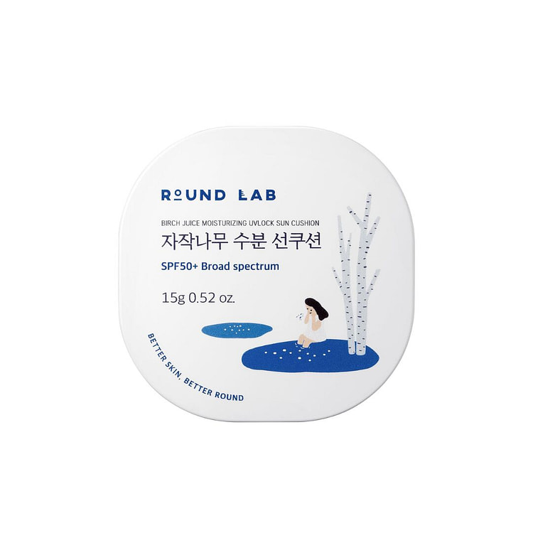 Round Lab 白桦汁保湿防晒气垫SPF50+
