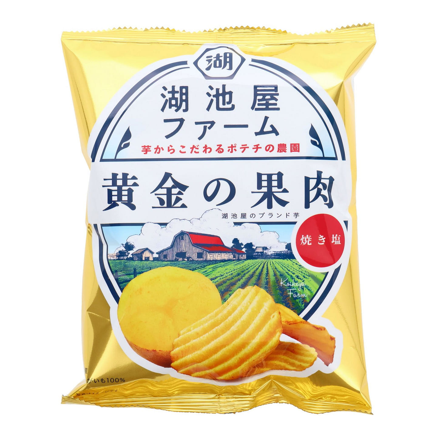 Koikeya Farm Potato Chips Roasted Salt 62 g