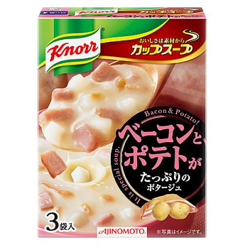 味之素Knorr 即冲培根土豆奶油浓汤 3袋入