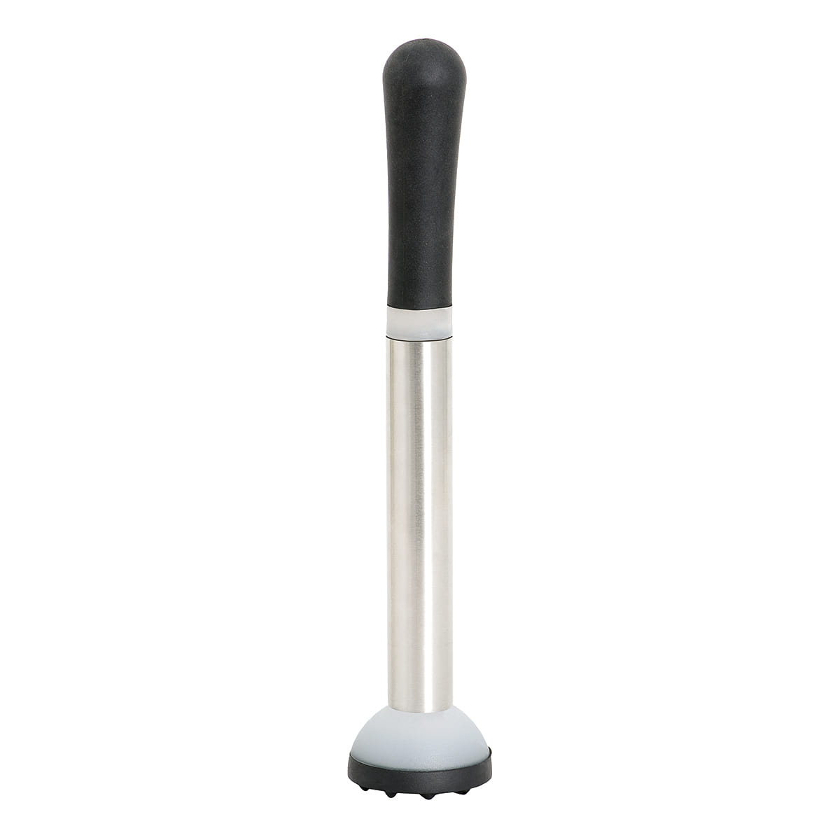 True Grind Muddler, Serrated Base, Bar Tools and Cocktail Accessories, Stainless Steel and Silicone, Dishwasher Safe, 8.75 Inches, Set of 1 1 份