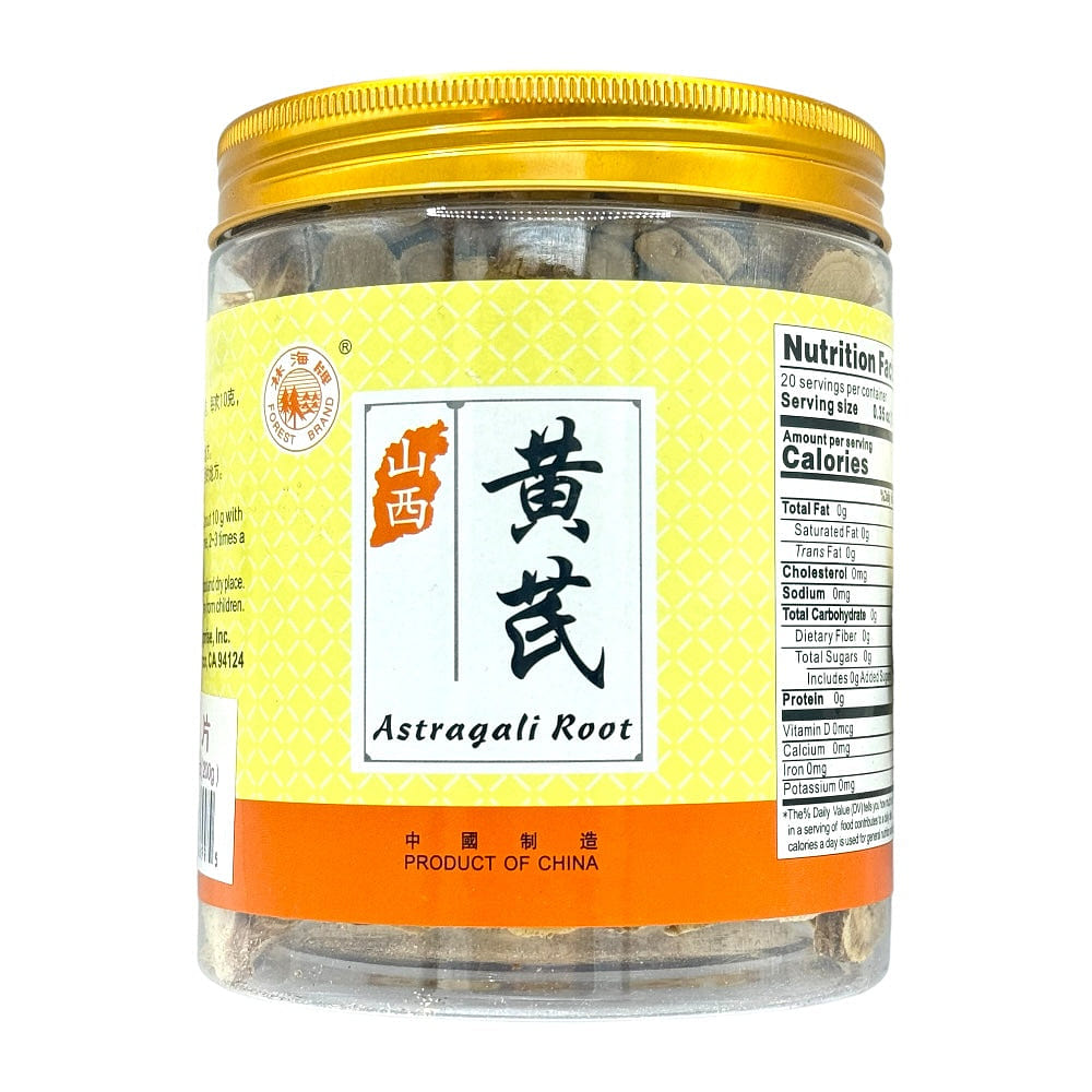 Forest Brand Huang Qi Astragalus Root for Qi and Energy 200g Astragali Root 1 each