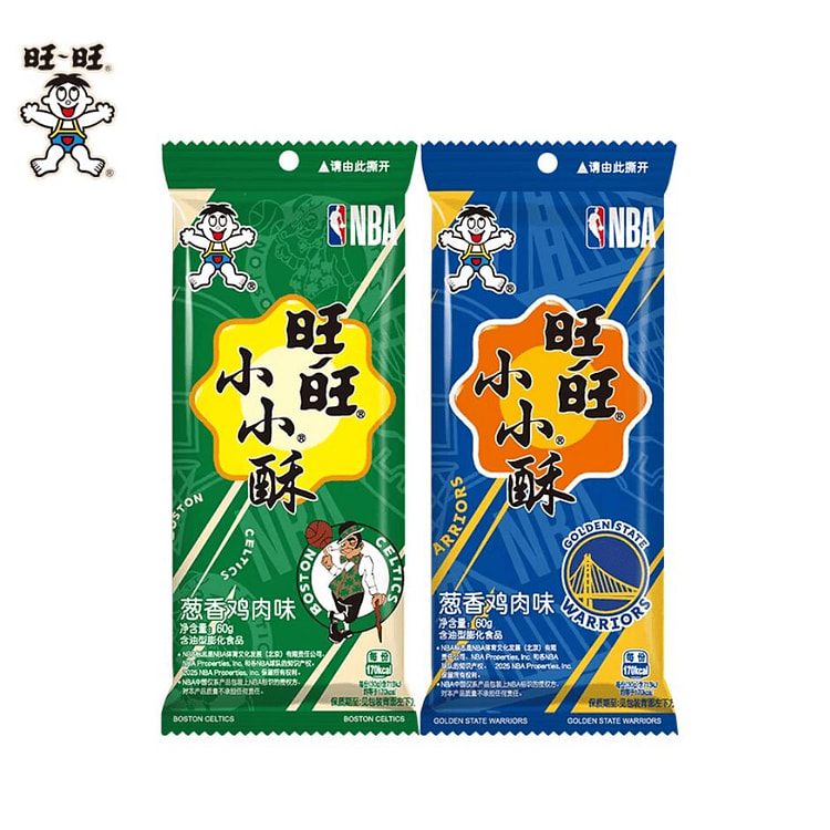 旺旺·旺旺小小酥葱香鸡肉味休闲零食60g 60 克