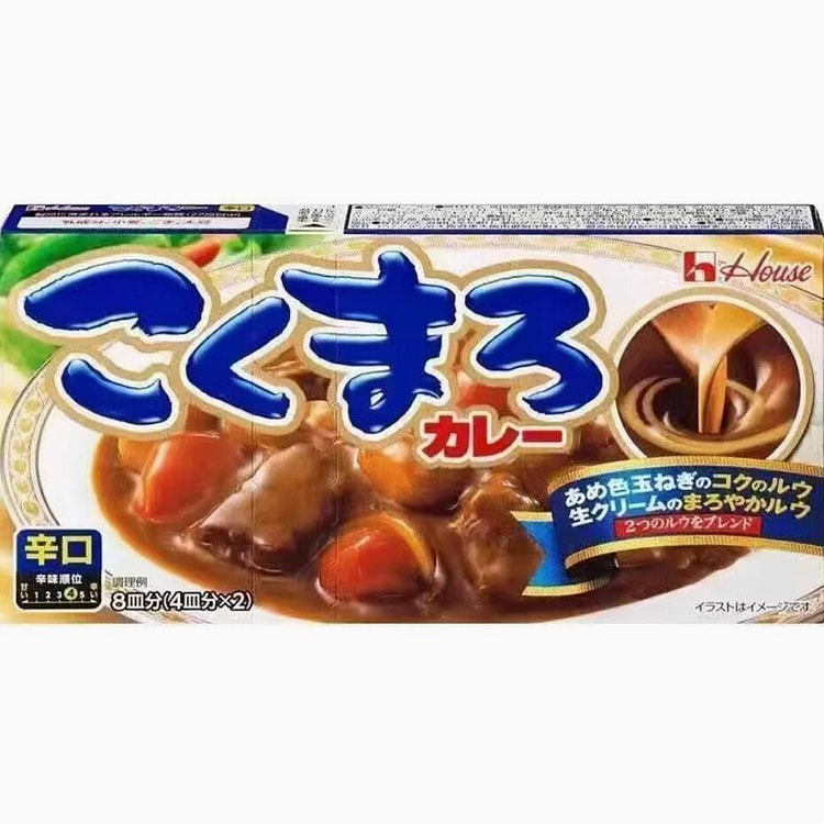 咖喱块HOUSE特浓辣味140g调味料