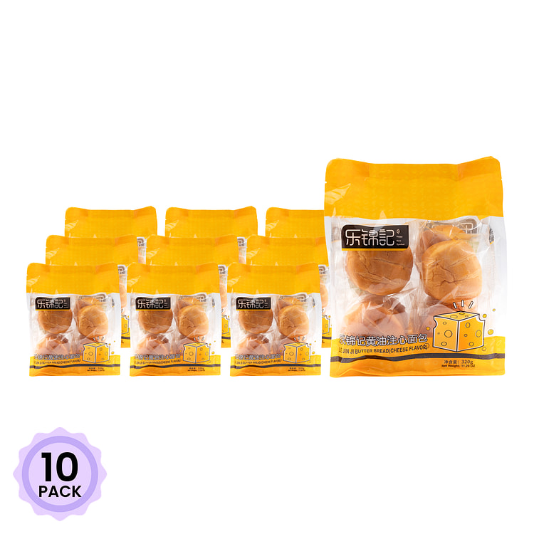 Lejinji Cheese Flavored Butter Bread, 8pcs 320 g*10 pack
