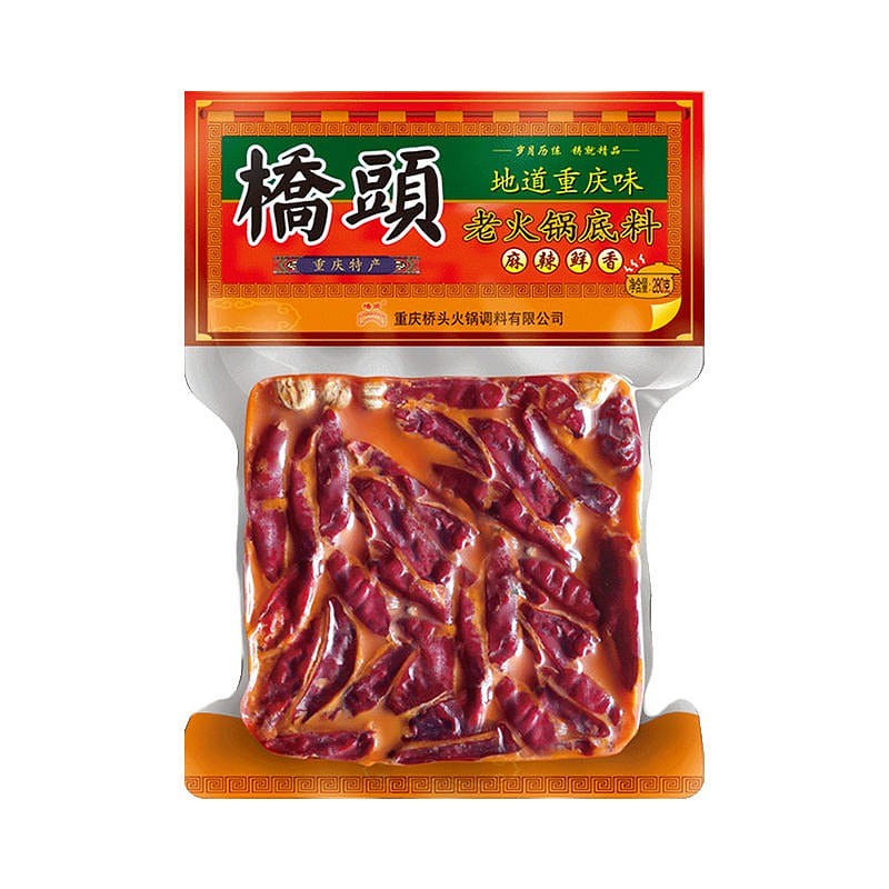 For about 6 people Qiaotou spicy hot pot bottom material 280 g