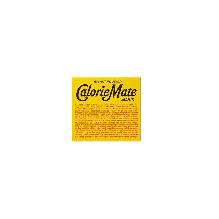 Otsuka Calorie Mate Block Cheese Flavor BB 2/28/25