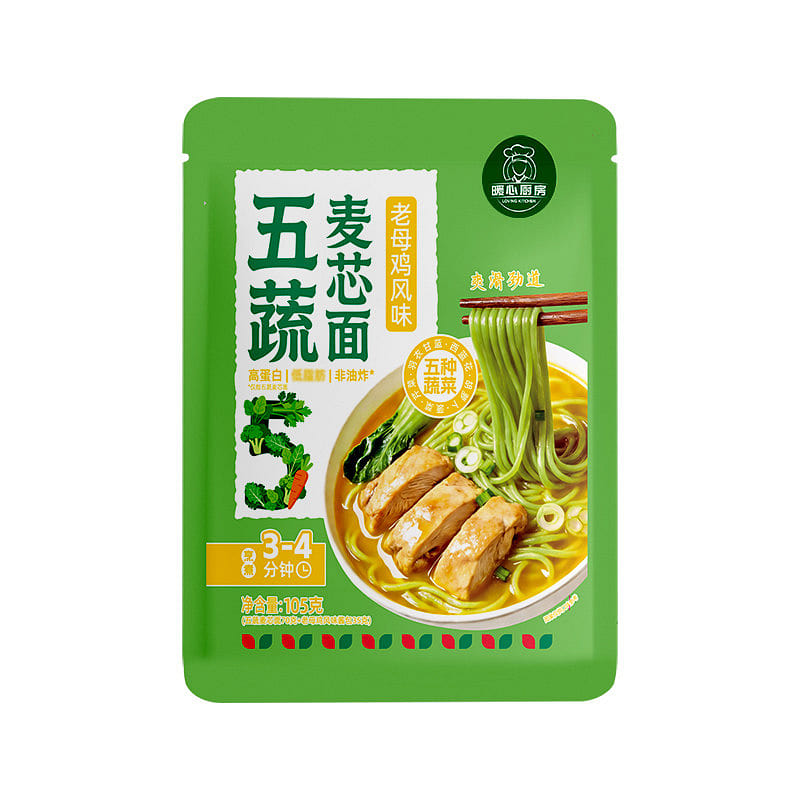 Honglv Non-Fried 5-Veg Noodles, Chicken, 105g*3 315 g