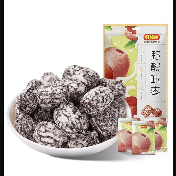 好想你 野酸味枣金丝蜜枣160g*1袋 160 克