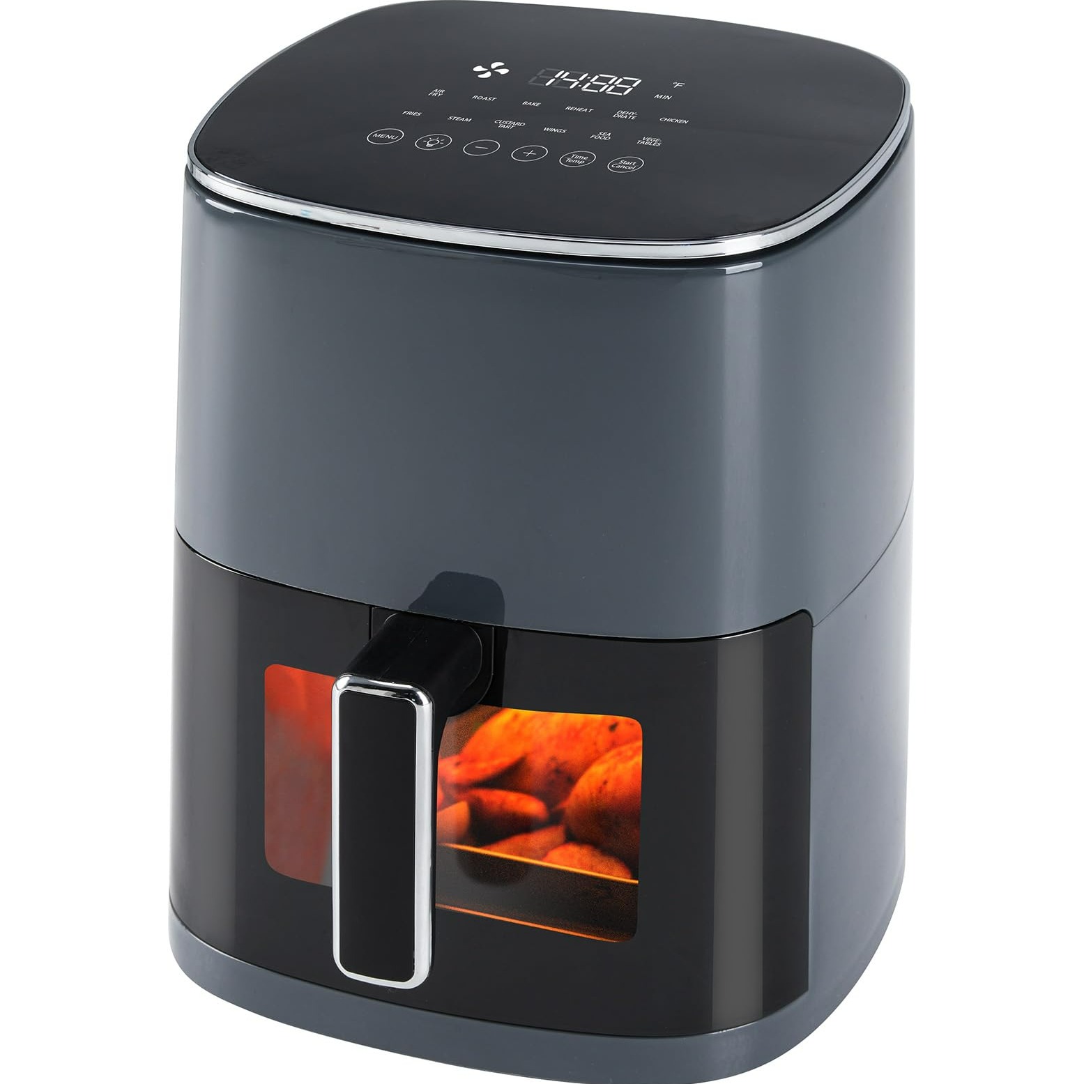 Air Fryer 6 Quart with Window Square Air Fryer 1 each