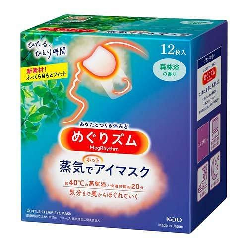 花王 蒸汽眼罩 12片 森林香