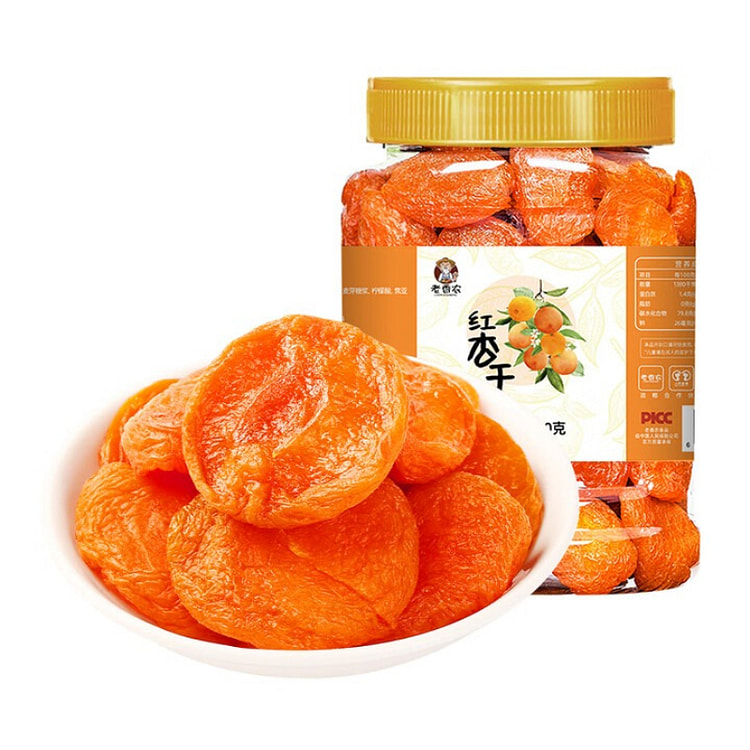 老香农去核杏干零食 500g*1 罐 1 罐