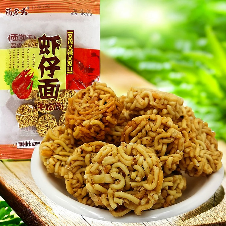 面老大虾仔面干脆拉面18g*15包 18 克