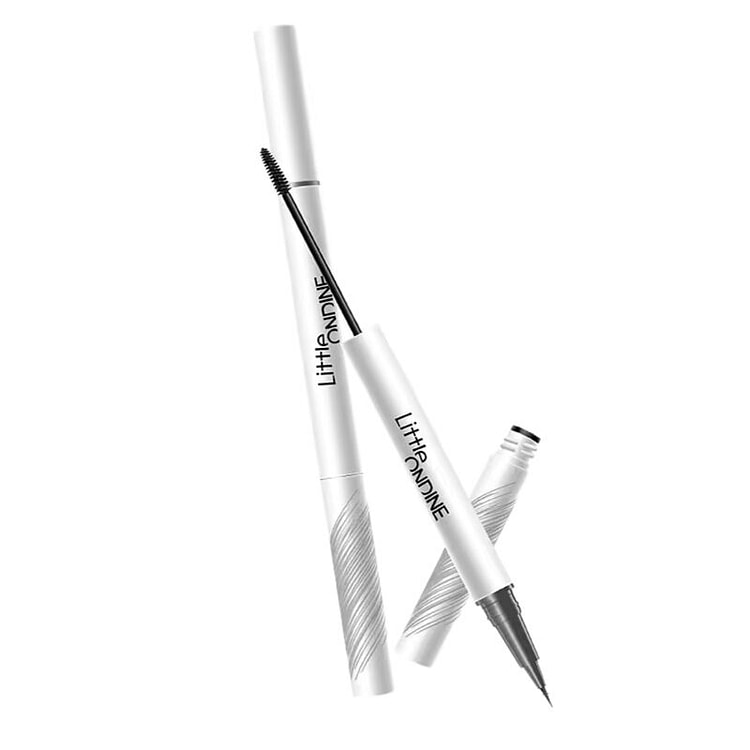 小奥汀双头定型水眉笔染眉膏持久防水#01 淡颜黑茶 1 个