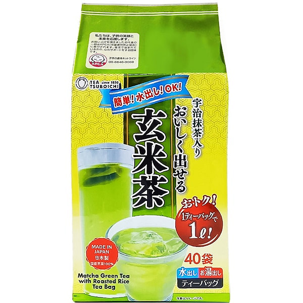 坪市制茶 玄米茶 茶包 180g