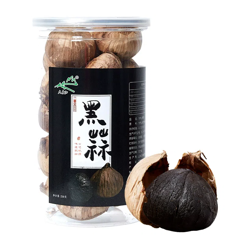 Authentic black garlic single specialty snack effect, fermented garlic soup, garlic soup, garlic large 250g*1 bottle 250 g