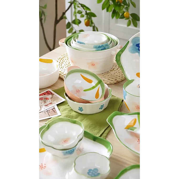 5'' Cereal Bowls,Ceramic Soup Bowls for Kitchen
