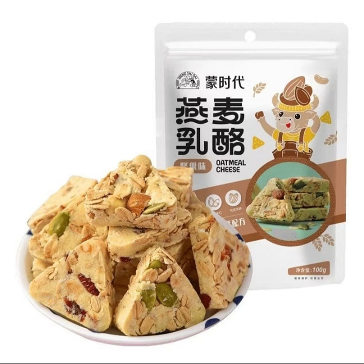 High-Calcium Oat Yogurt Snack with Nuts Flavor 100 g