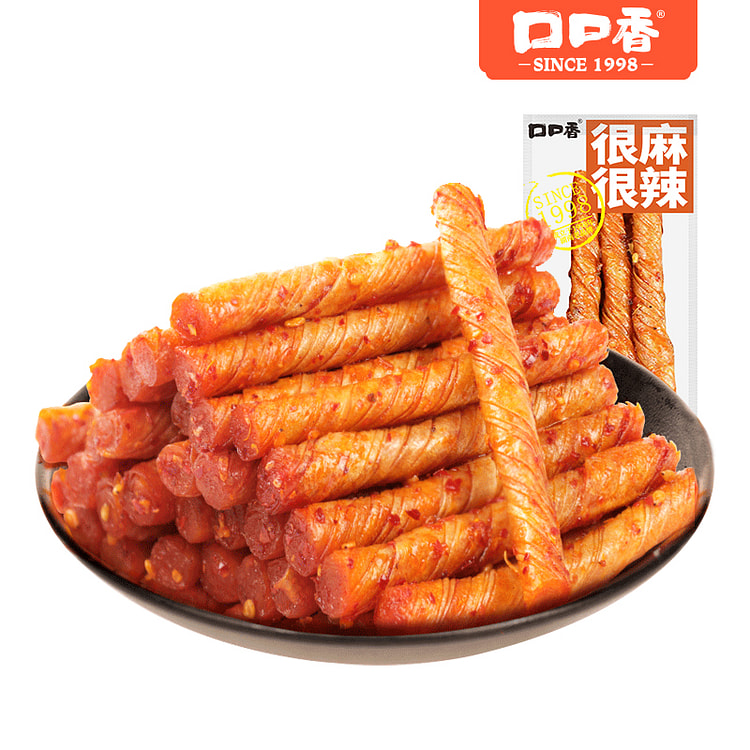 口口香 很麻很辣豆棒棒豆干手撕豆卷 125g*1袋
